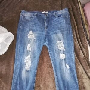 Size 16 distressed Cello brand ankle length